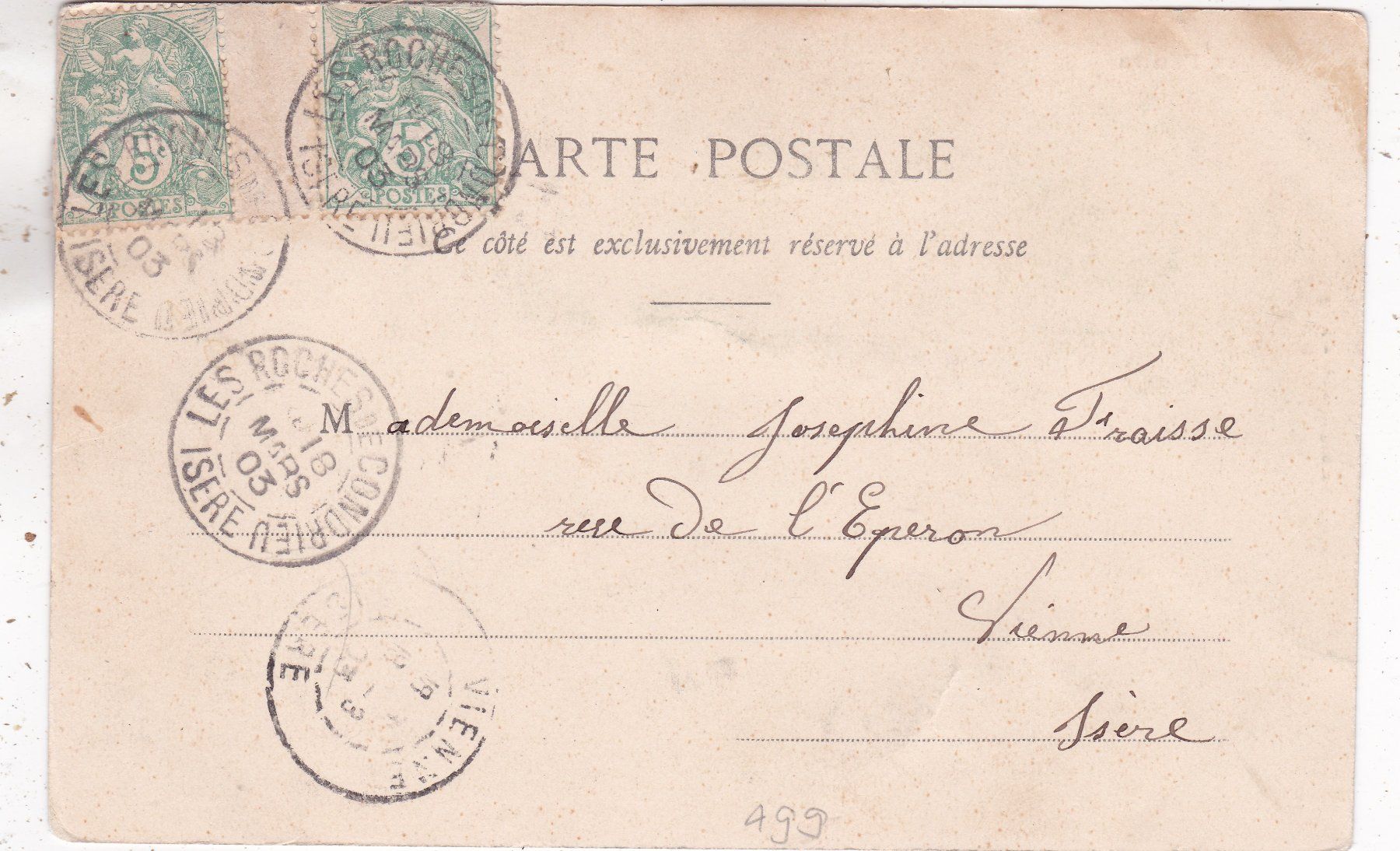 Cartoline postali: Frankreich Kitsch Les Cerises 1903 – Usato da Herisau venduto da Lisegrat2008 1