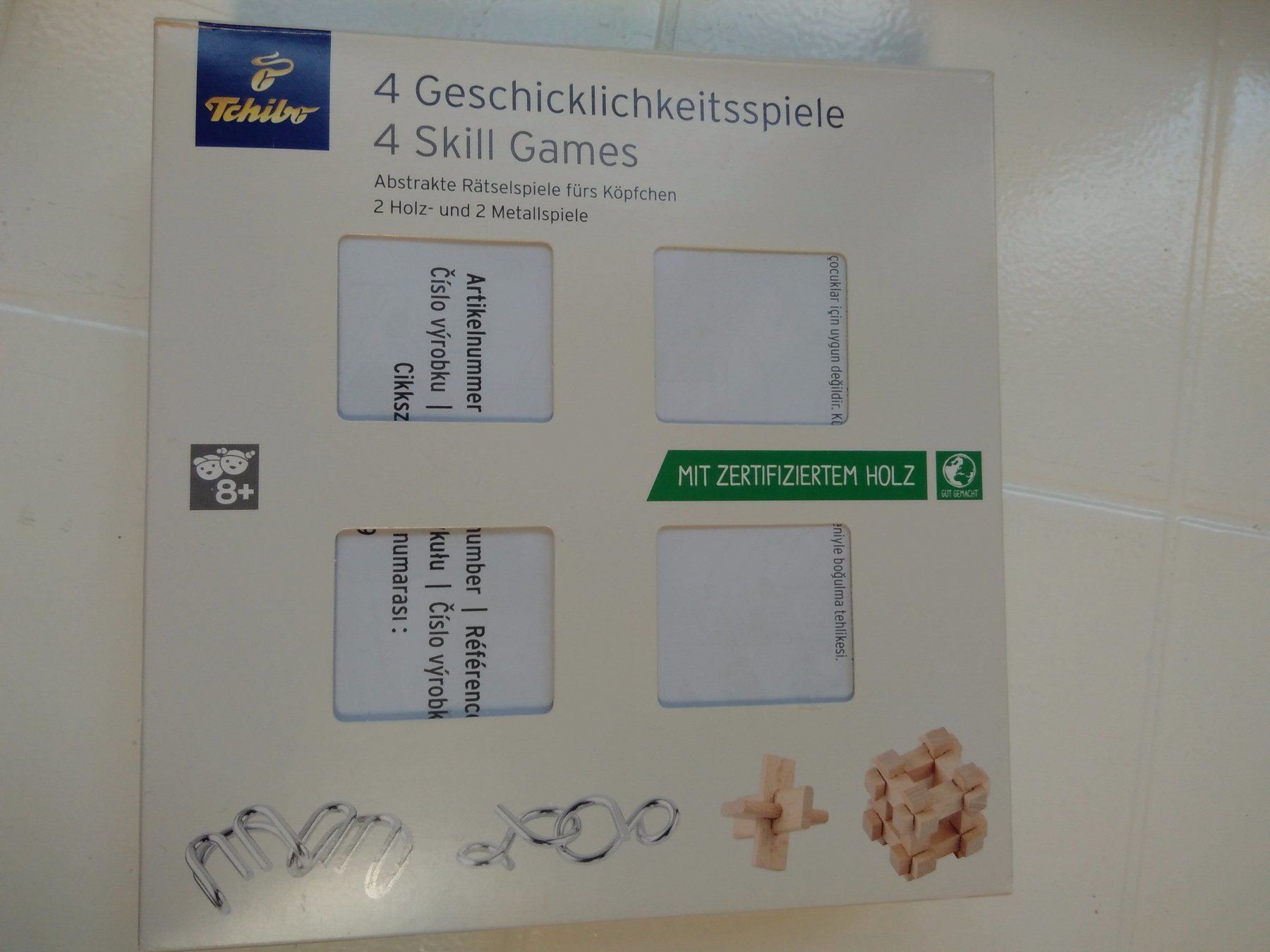 Giochi: vier Geschicklichkeitsspiele von Tschibo – Usato da Hochwald venduto da DeArmond