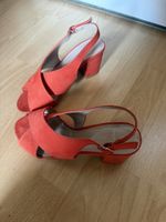Dorothy Perkins Sandalen, Koralle, Wildleder, Gr. 38 👡