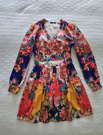 Kleid gemustert Langarm von Marciano/Guess