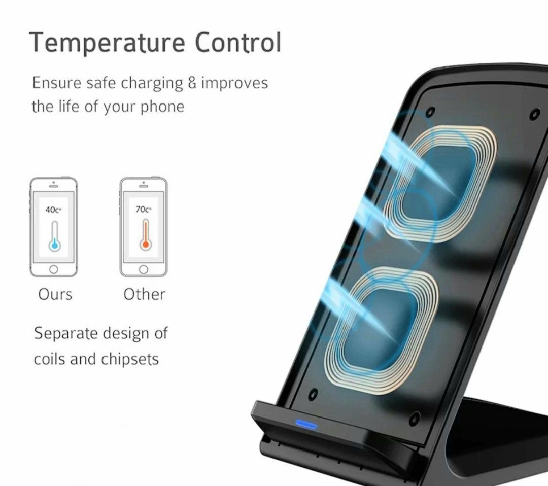 Caricabatterie: Qi Dual Coil Drahtlose Ladegerät – Nuovo e nell'imballaggio originale da Siebnen venduto da Mark_SZ 1