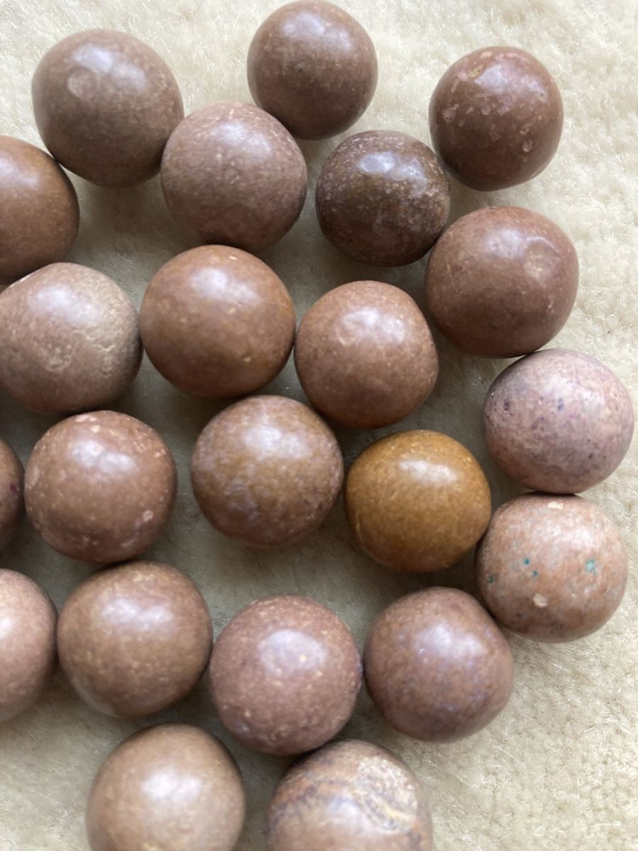 Murmeln: Vintage Murmeln aus Ton – Gebraucht aus Burgdorf von Jointler 1