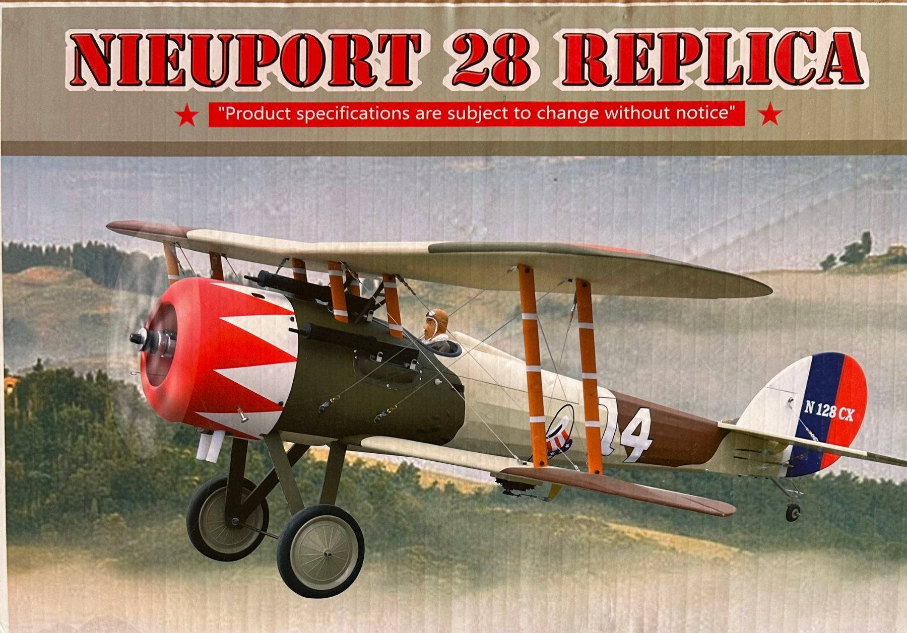 Nieuport 28 WW1 (SW 1727 mm) von Seagull - NEU (Neu und ...