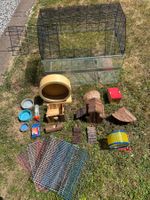 Kleintier Zubehör Set mit Gehege (z.B. Hamster)