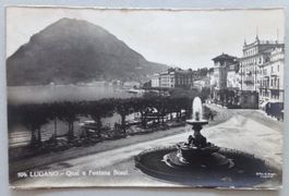 Lugano - Quai e Fontana Bossi