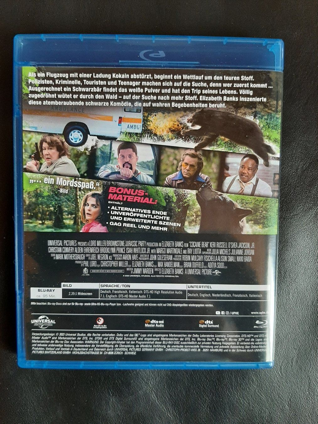Tutti i DVDs: Cocaine Bear Blu-Ray – Usato da Liestal venduto da Film-Freak 1