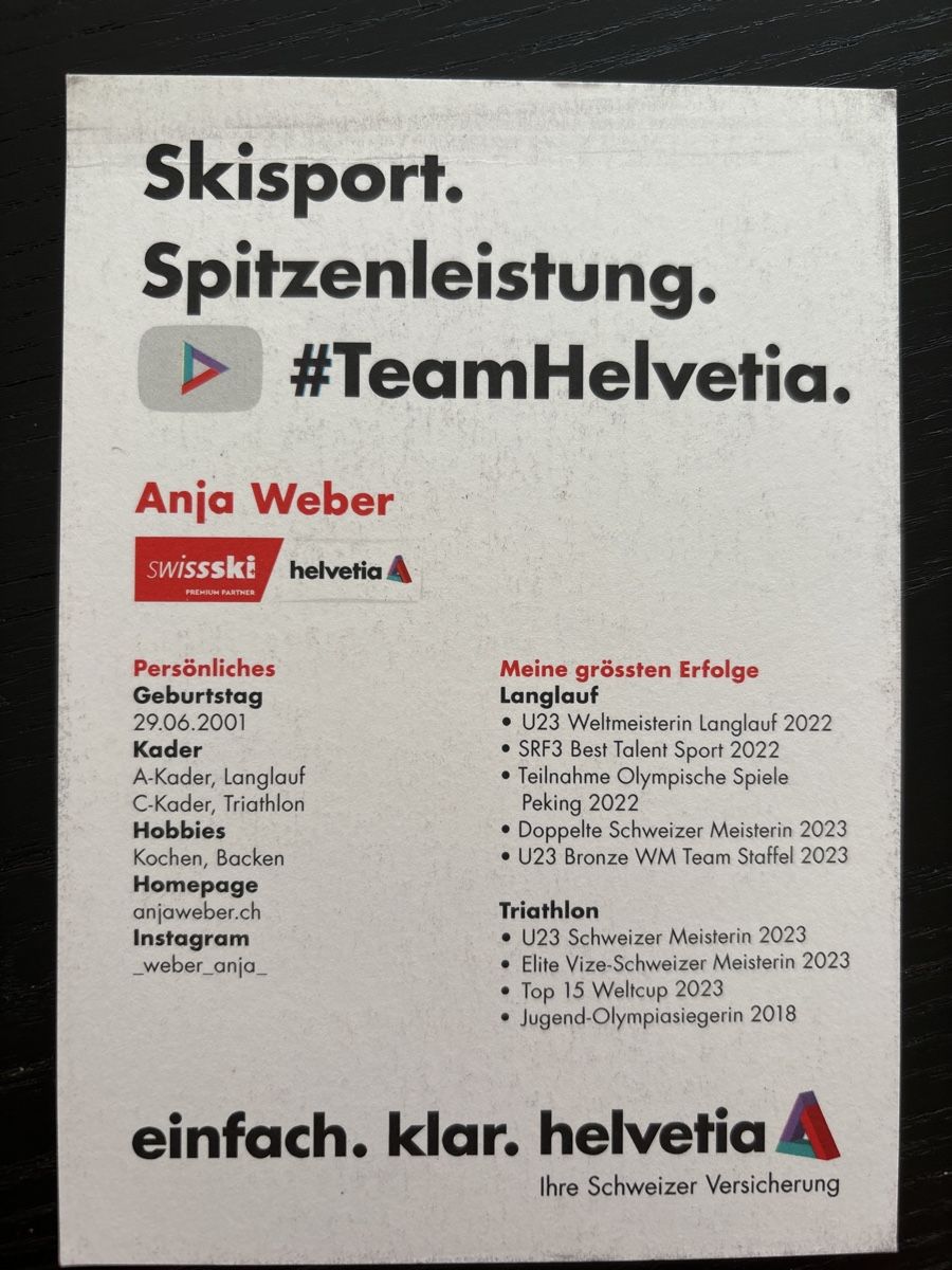 Autografi: Anja Weber – Usato da Uetendorf venduto da hoisle 1