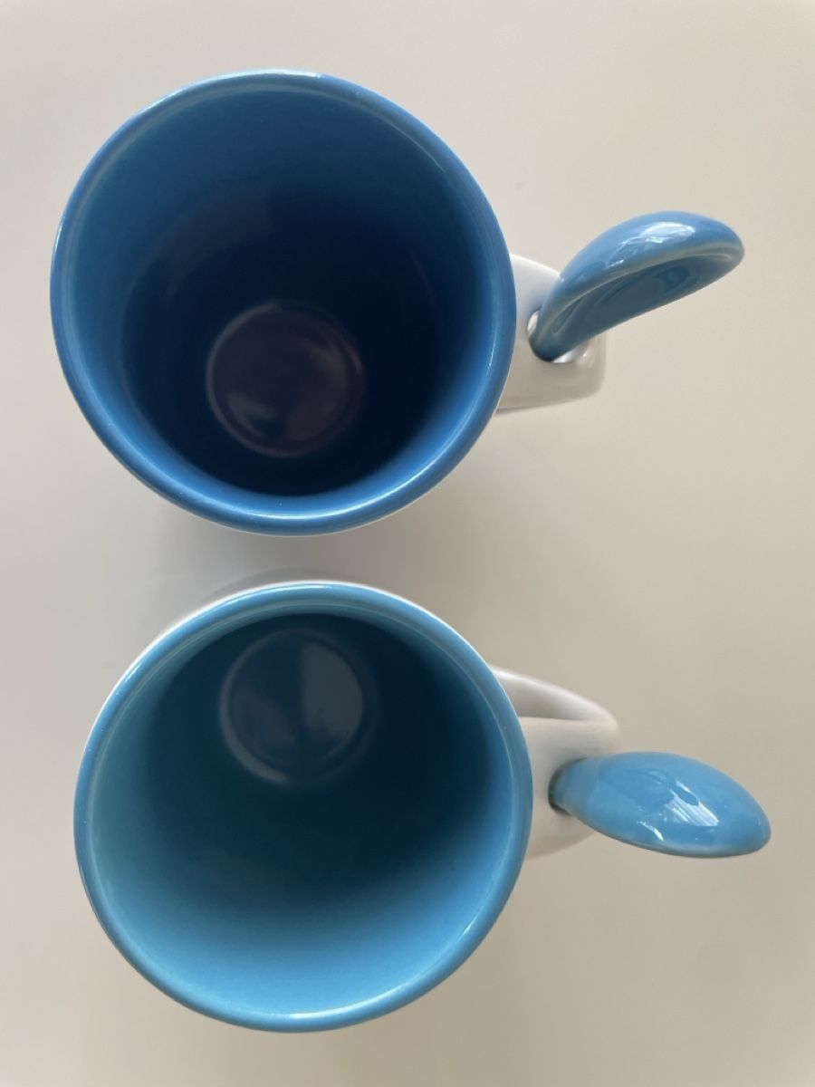 Tazze: 2 Santorini Espressotassen mit passenden Löffel – Usato da Koppigen venduto da BLUE_EYE7 4