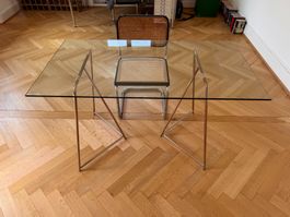 Glaschreibtisch
