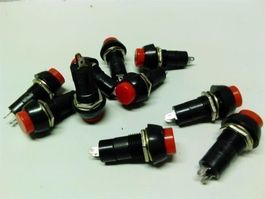 Druckschalter rot, 20 Stück
