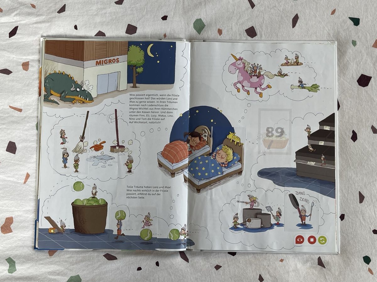 Libri: Tiptoi Buch Abenteuer Supermarkt Migros – Usato da Hirzel venduto da carta9 3