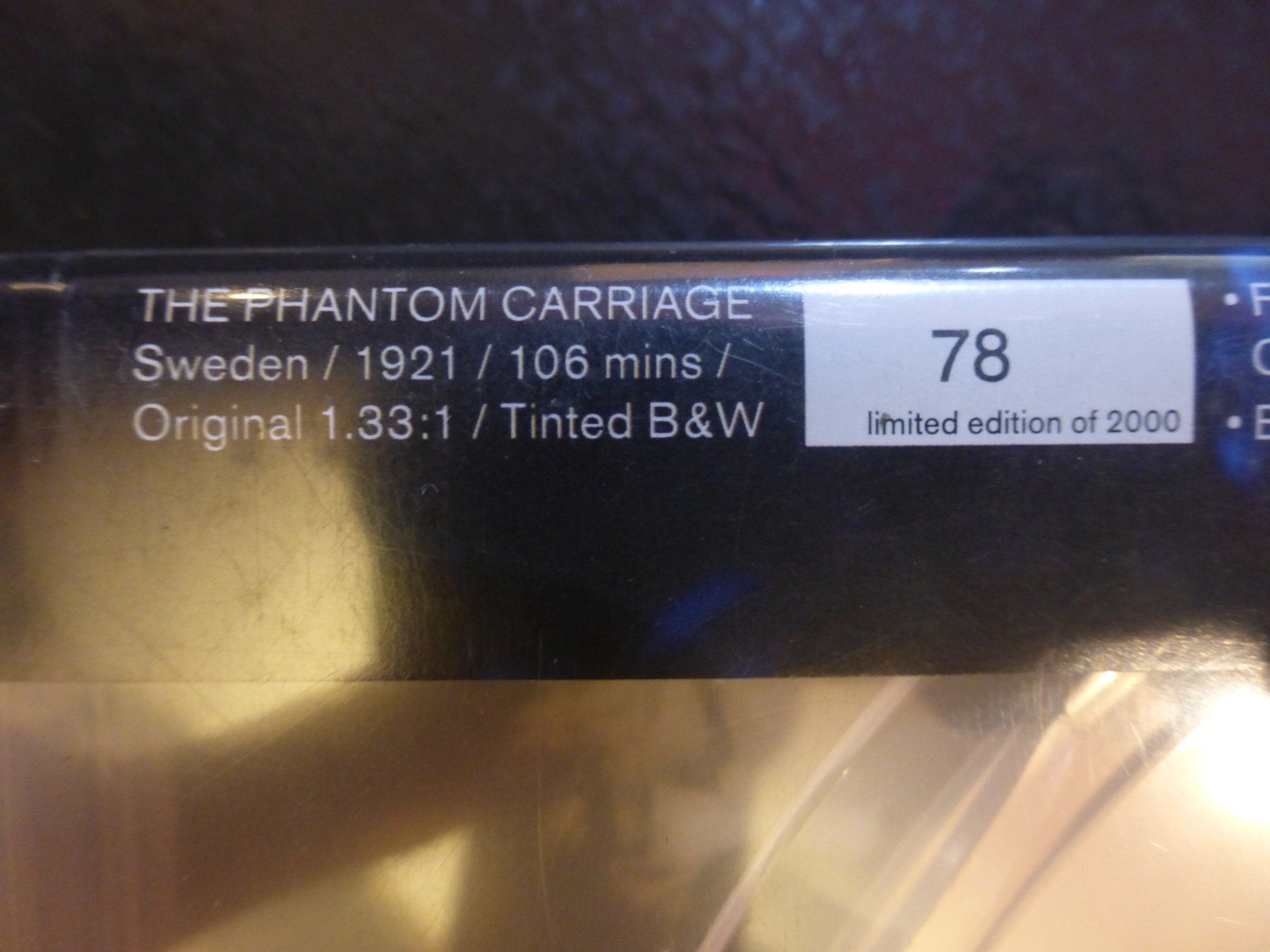 Tutti i DVDs: The phantom carriage KTL Edition Silent Horror DVD – Usato da Zumikon venduto da psisound 6