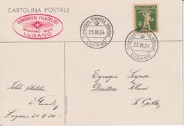 Philatelistenkongress Lugano 1934