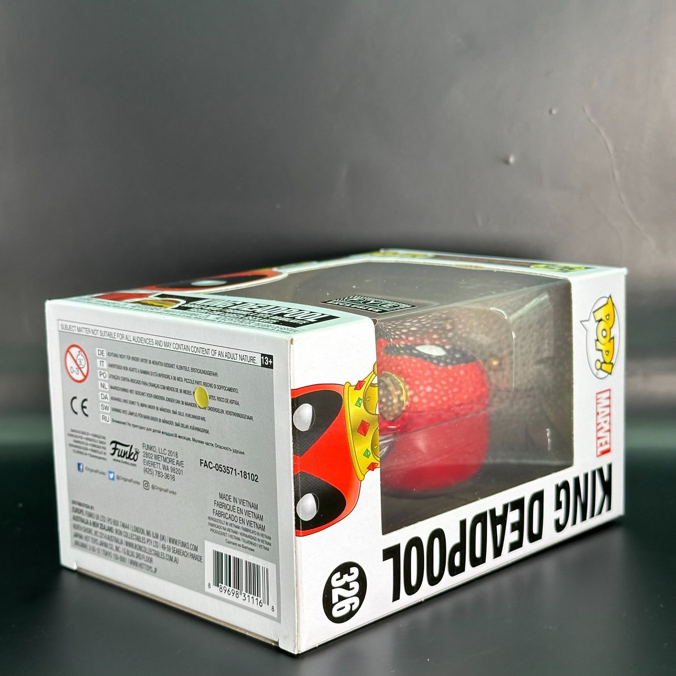 Funko Statuette: Funko Pop! - Marvel - King Deadpool 326 – Usato da Düdingen venduto da Nerdworld 3