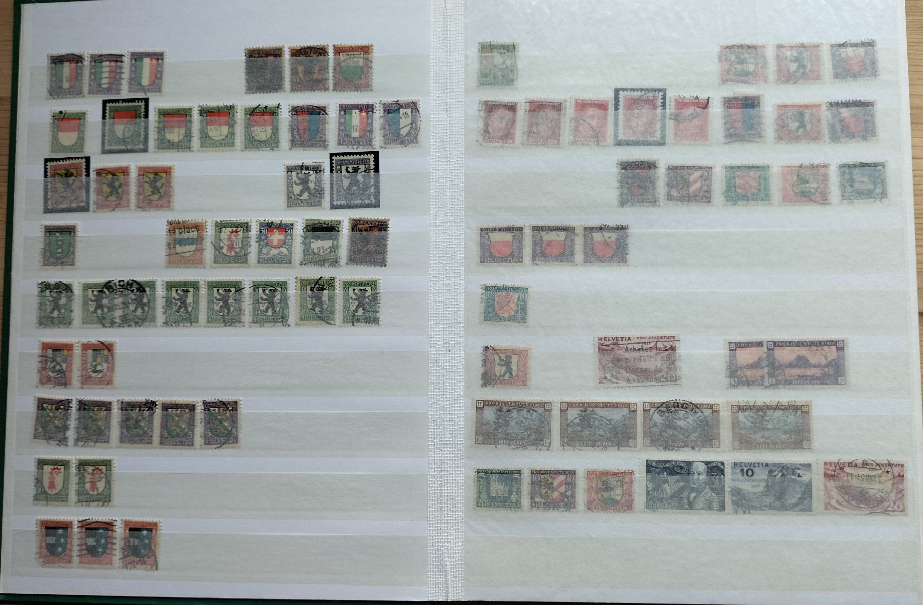 Alle Briefmarken: R1606  /  Pro juventute doublettes  1913-1995 obl. – Gebraucht aus Ste-Croix von MONT-TAGNAC 1