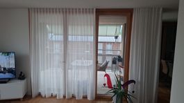 Vorhänge für vier grosse Fenster (Höhe 243.5)