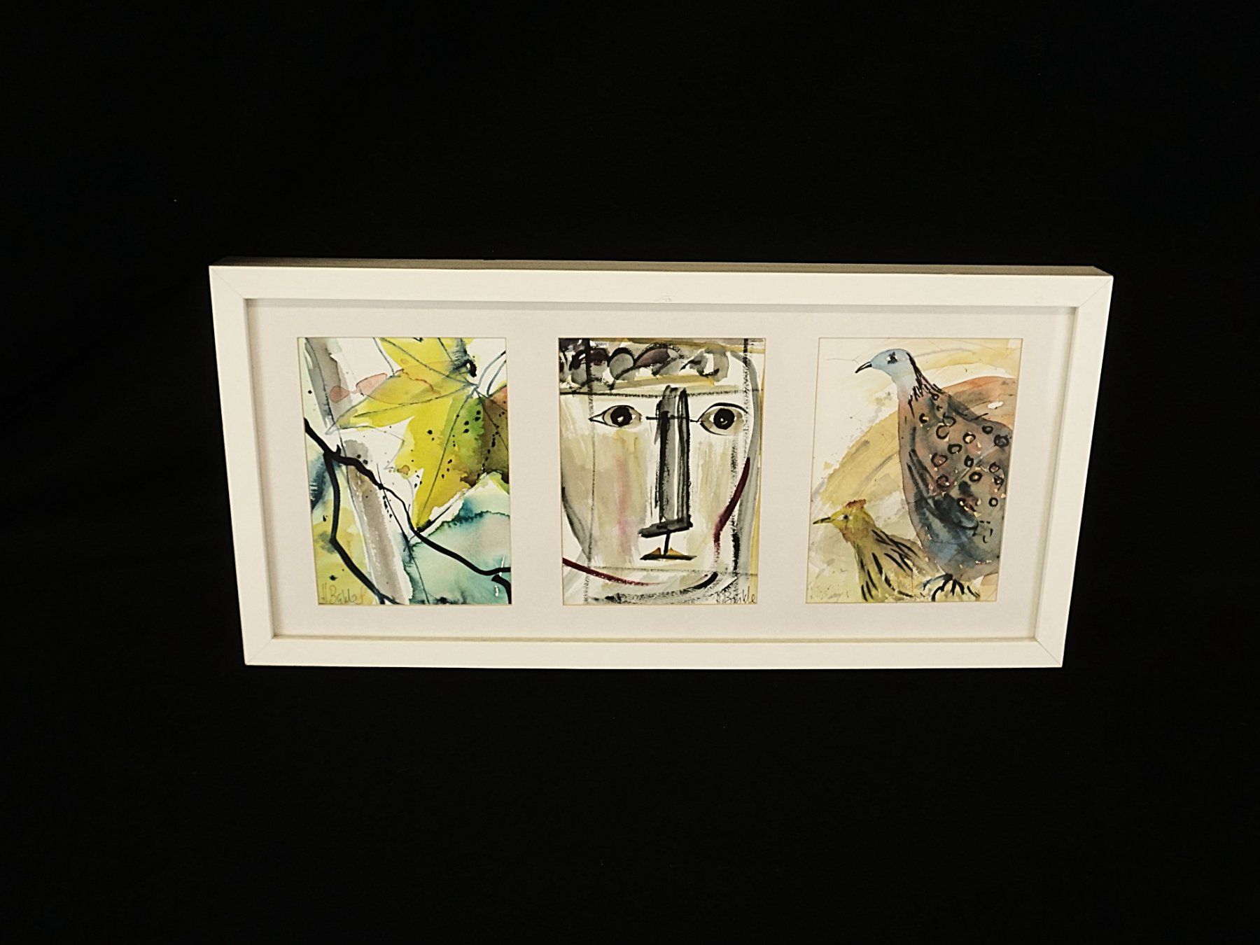 Poster & Bilder: Modernes Kunstwerk - Dreiteilige Komposition – Gebraucht aus Pratteln von Restwert_Pratteln 2