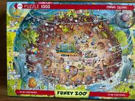 1000 Teile Puzzle „Cosmic Habitat“ aus der Serie „Funky Zoo“