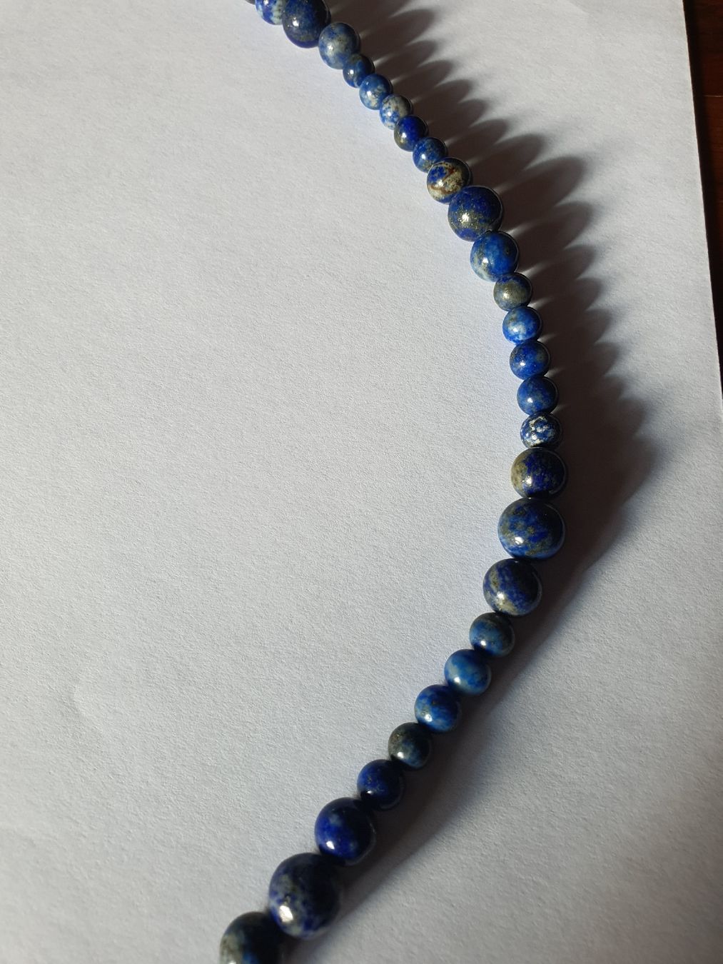 Catenine: Collier Perles et Pendentif Lapis Lazuli – Nuovo e nell'imballaggio originale da Tavannes venduto da Alkatra-kkk666 5