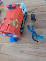 Playmobil Kehrichtwagen mit Figuren und Tieren gebraucht