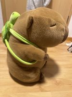 Süsses Capybara Stofftier mit Schildkröte, neuwertig!