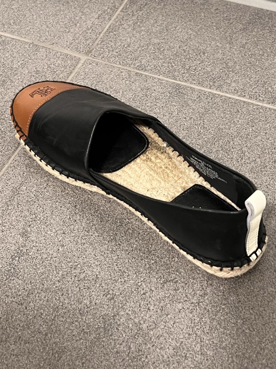 Ralph Lauren Scarpe da donna: Ralph Lauren-Espadrilles, Schwarz/Braun, Gr. 39 – Nuovo (secondo la descrizione) da Winterthur venduto da ChicMarkt 2