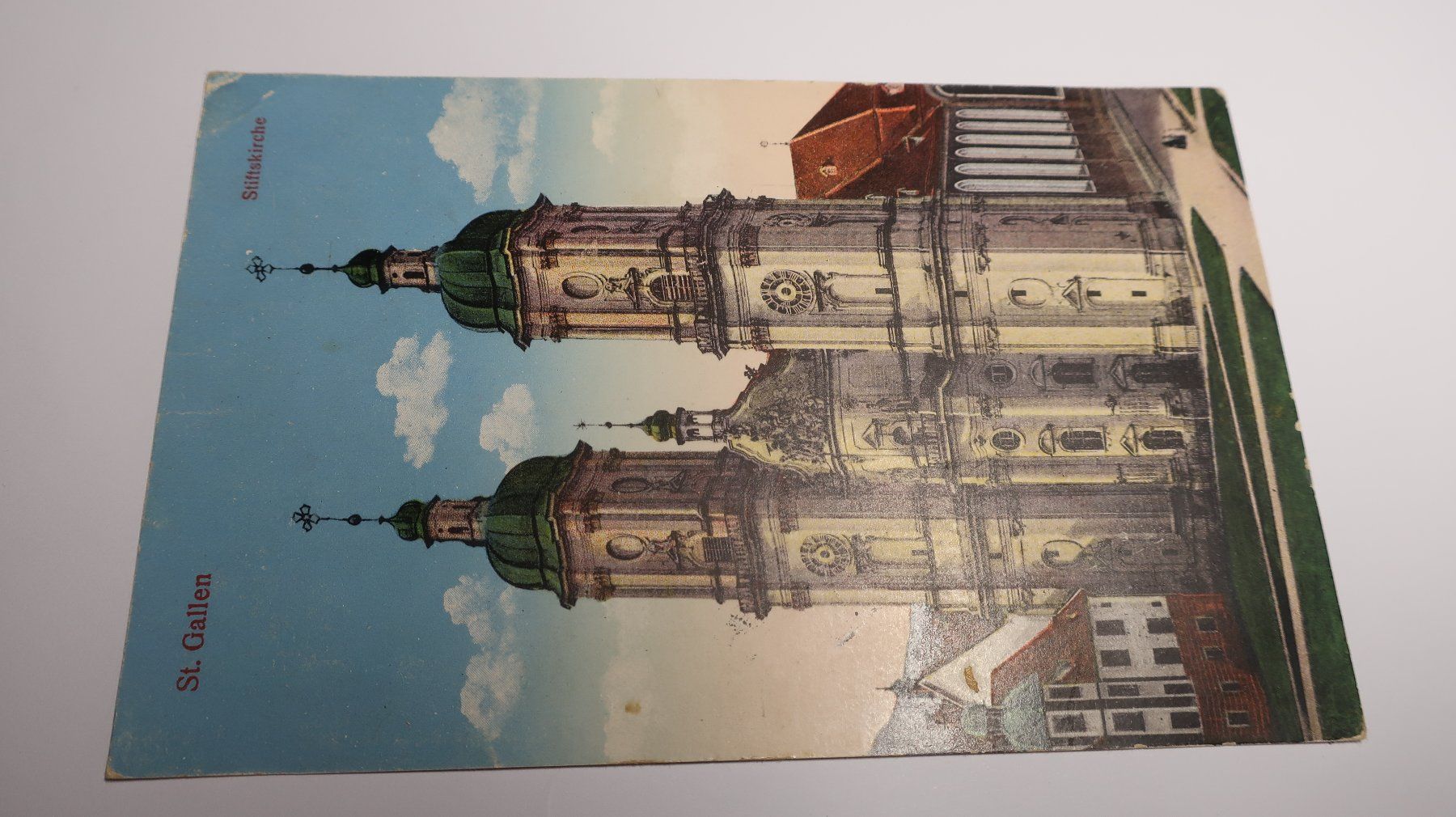 Ansichtskarten: St. Gallen Stiftskirche – Gebraucht aus Cormoret von Pascalll2001 1