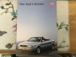 Audi Cabriolet Verkaufsprospekt 24 Seiten Januar 1992