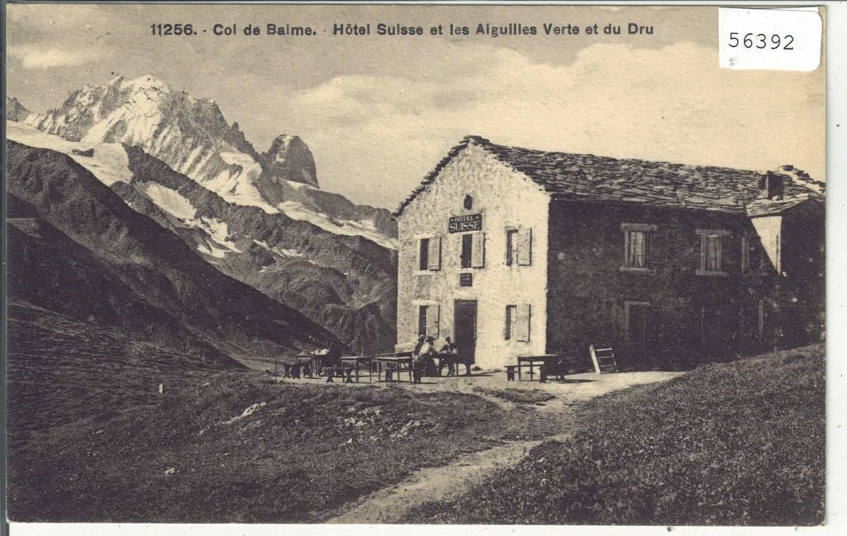 Cartoline postali: Col de Balme - Hotel Suisse - animee – Usato da Ettingen venduto da Kartenplanet