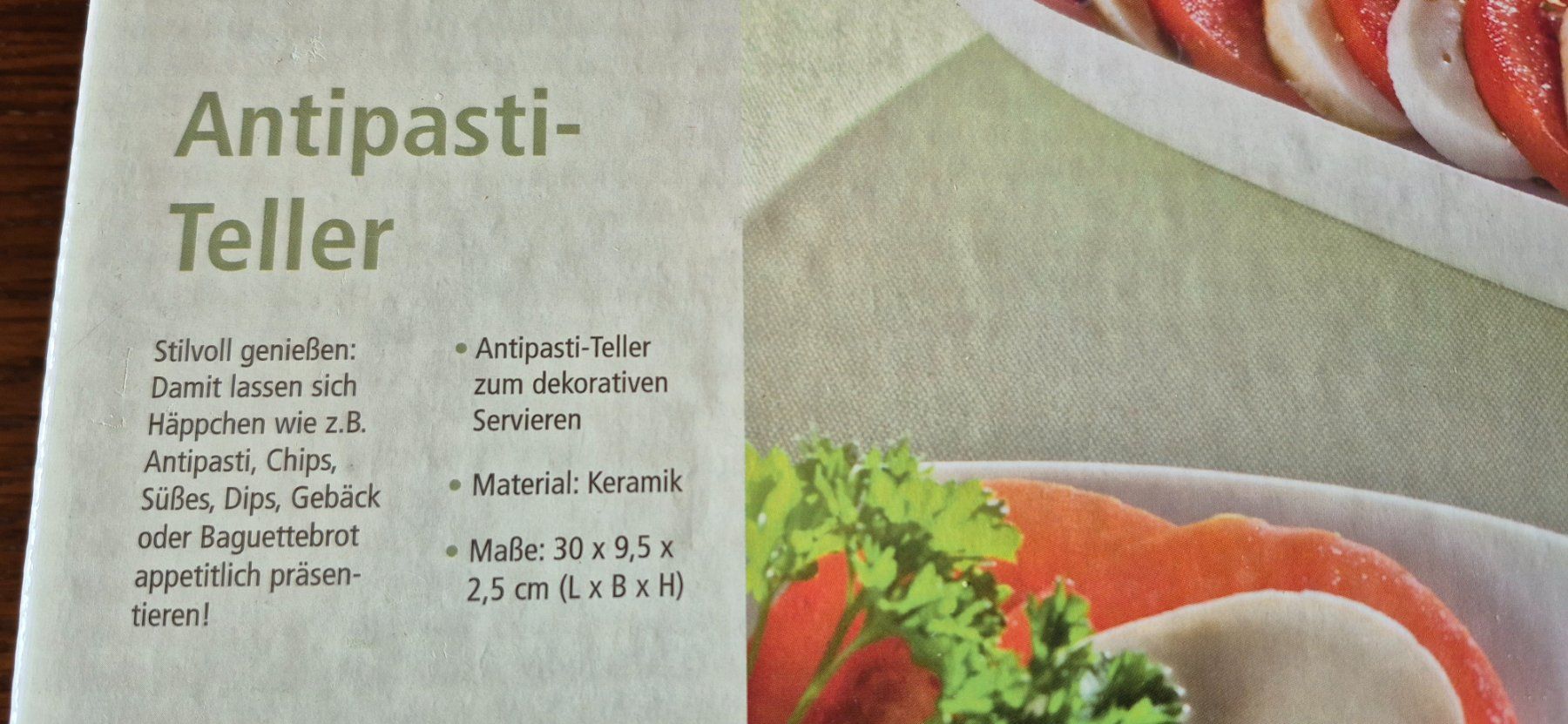 Piatti: Antipasti-Teller :: 4 Stück :: – Nuovo e nell'imballaggio originale da Eggersriet venduto da Fredb 3