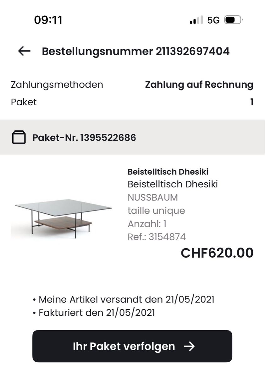 La Redoute Tische: Couchtisch Dhesiki Nussbaum – Gebraucht aus Jona von hum_sz7t 1