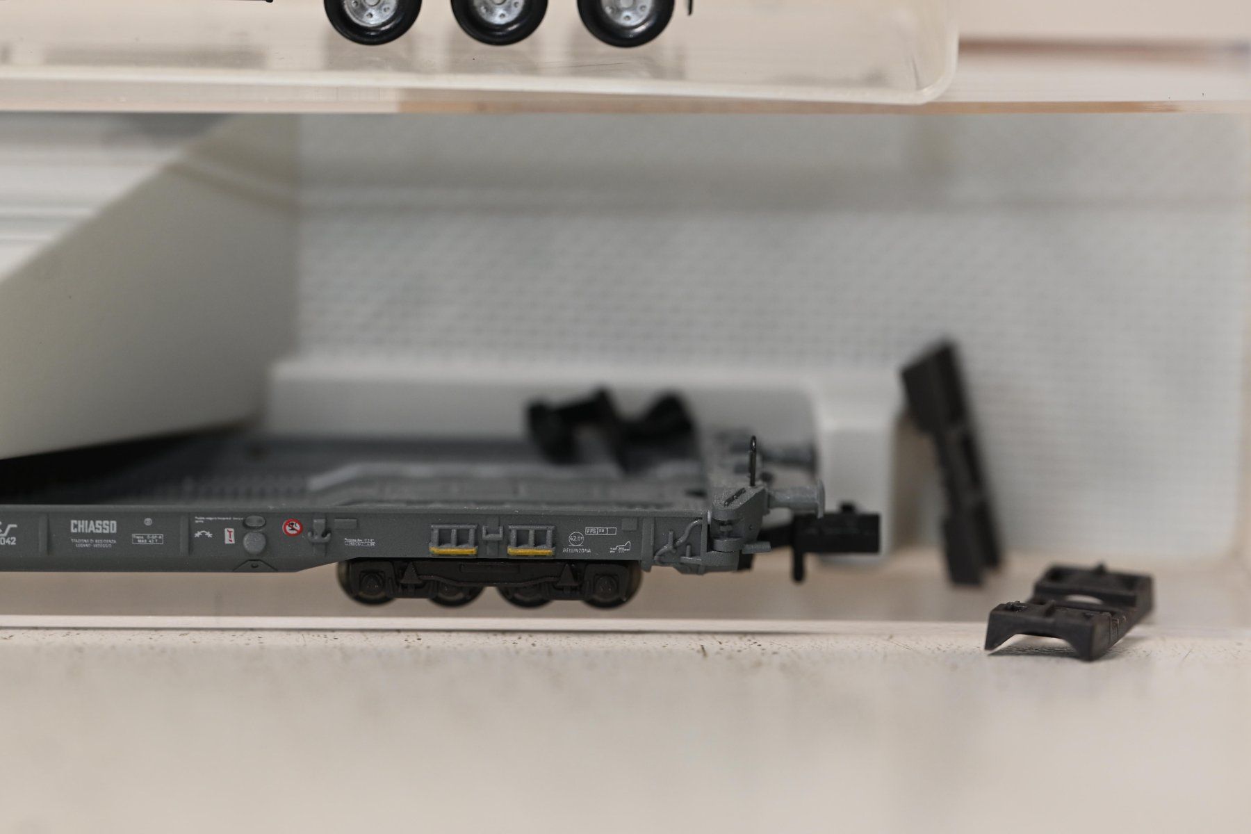 Fleischmann Modelleisenbahnen: Hupac Wagen Schenker   Fleischmann Spur N mit OVP – Gebraucht aus Laupen ZH von Zmoewe 3