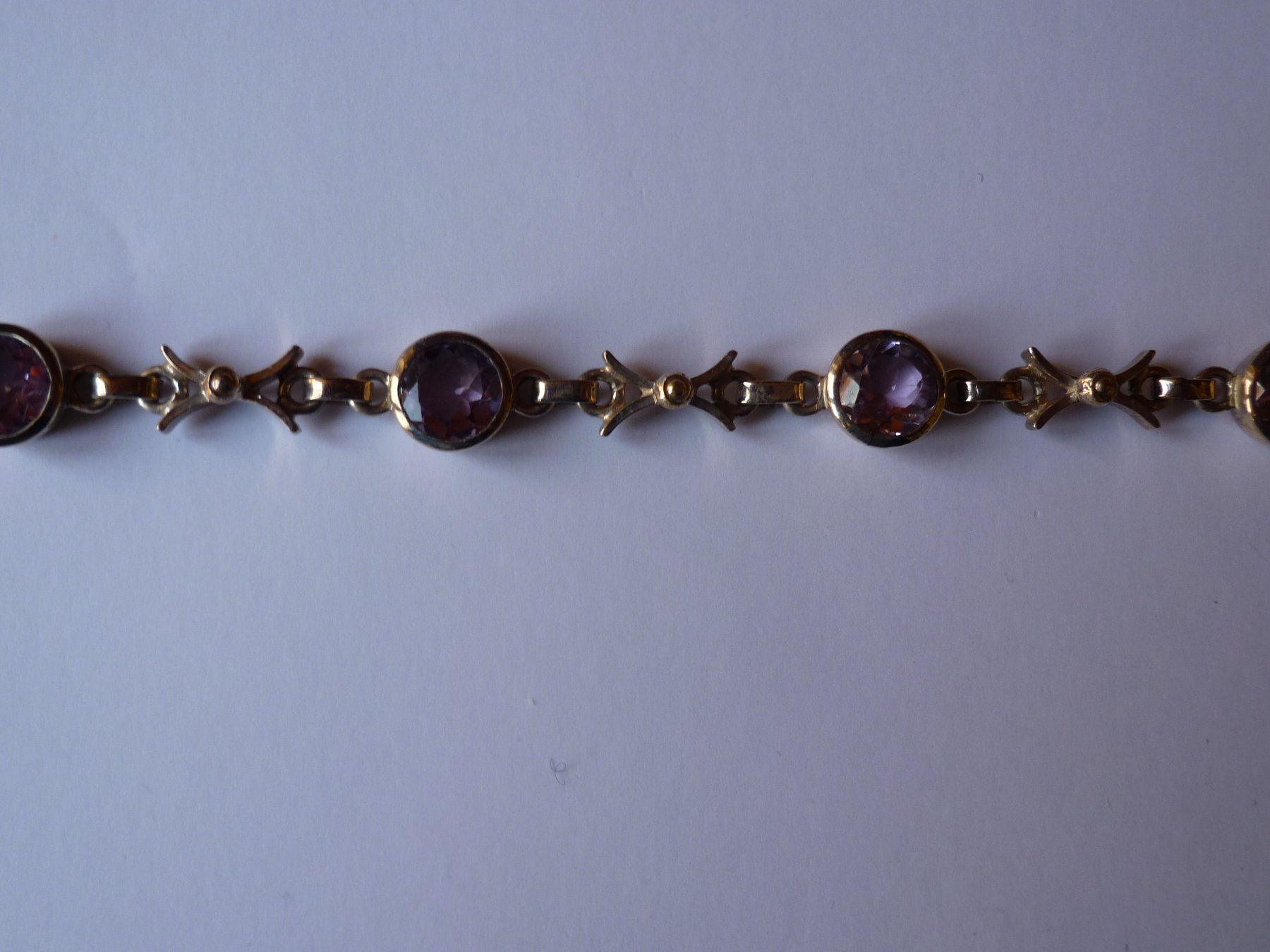 Bracciali & Braccialetti: Silber (925) Armband mit Amethyst – Usato da Zürich venduto da mauxpumm