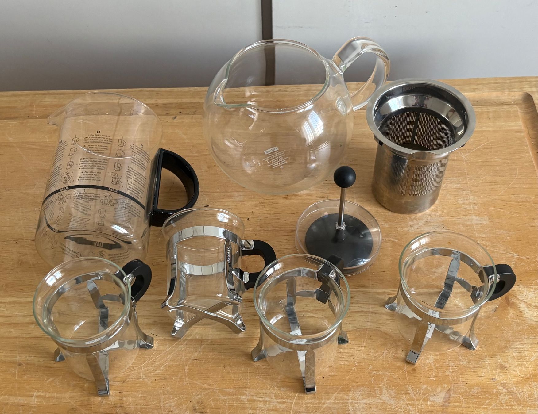 Bodum Teiere: Bodum Tee- und Kaffeekannen Set mit Gläsern – Nuovo (secondo la descrizione) da Frick venduto da Rukki 1