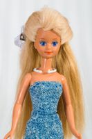 Barbie Skipper Puppe Super Style Magic Vintage Beinflecken