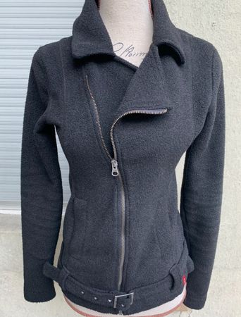 Superbe petite polaire style perfecto motard EDC t.S