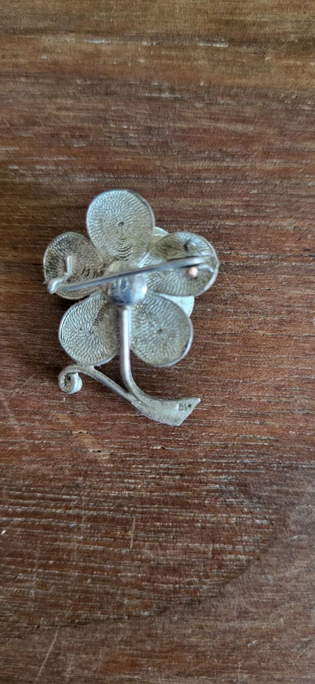 Spille & Fermagli: Brosche Blume Metall Vintage – Usato da schwarzenburg venduto da aivlis88 1