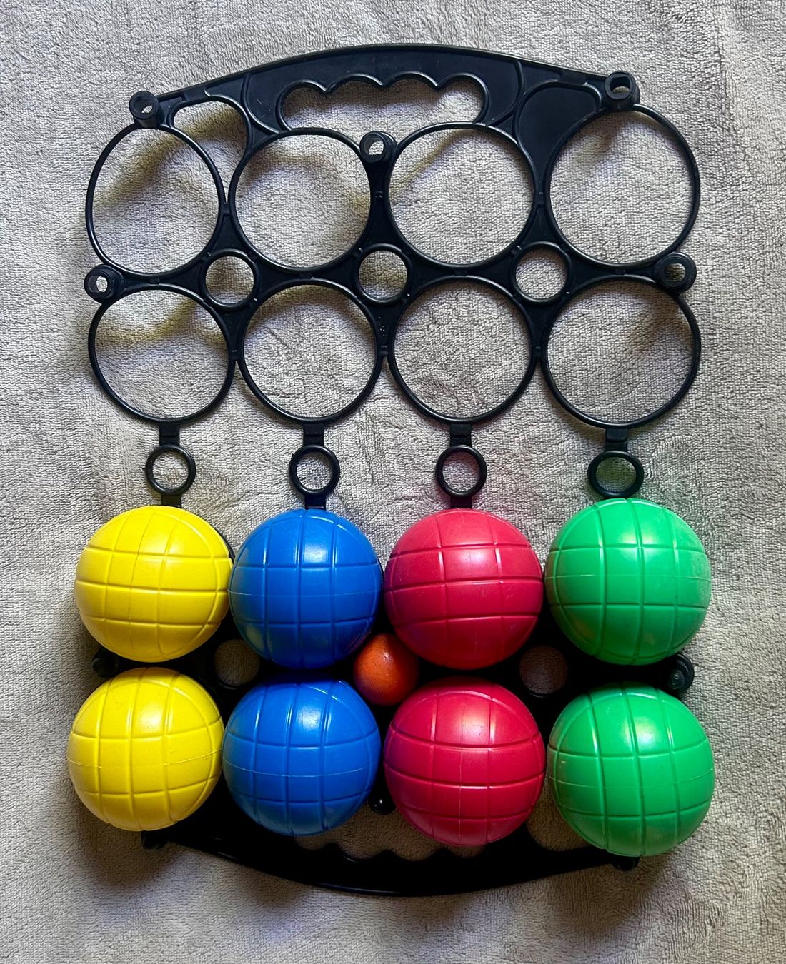 Giochi: Jeu de boules/pétanque, 8 boules colorées – Usato da Chêne-Bougeries venduto da Assouille 2