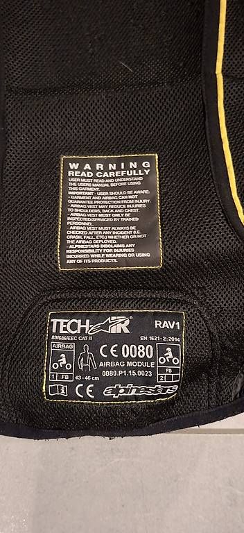 Protections: Alpinestars TechAir Race – Neuf avec emballage d'origine à Malters par bo_b7mj 3