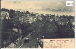 Lausanne - Avenue du Theatre