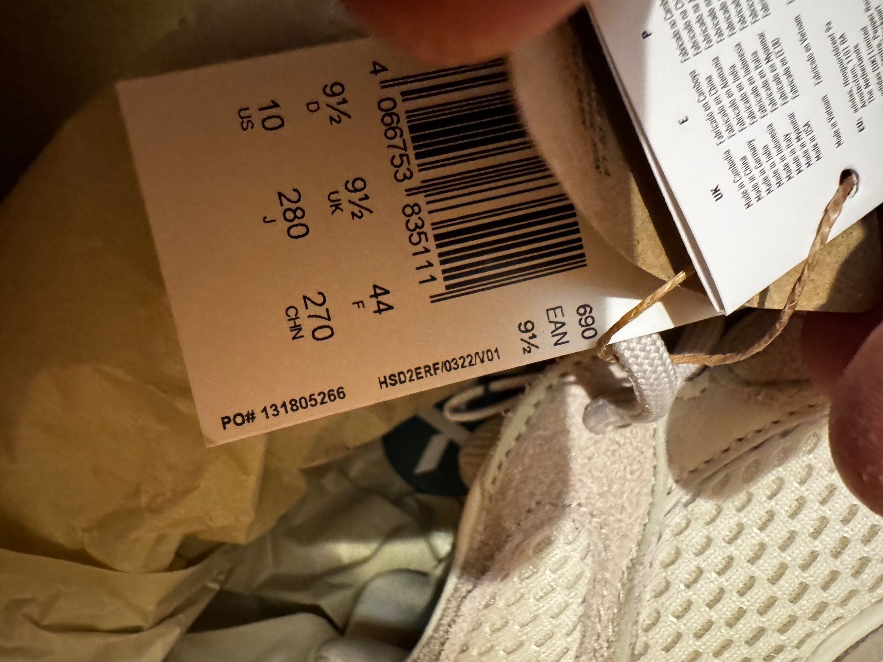 Adidas Scarpe da uomo: Adidas Yeezy 500 "Stone" - Grösse 44 – Nuovo e nell'imballaggio originale da Cham venduto da suffi 1