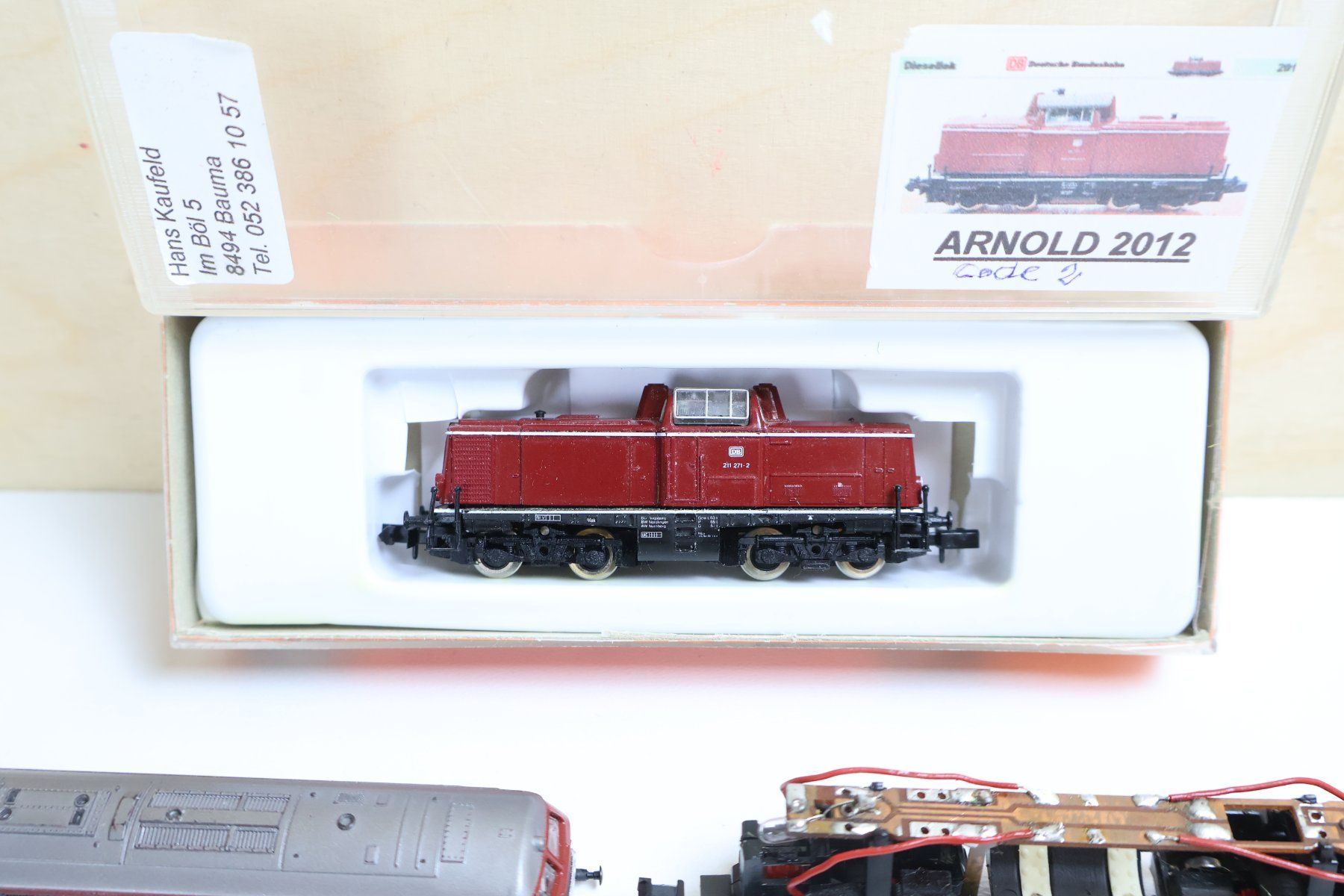 Arnold Modelleisenbahnen: 2 x Loks Spur N - Digital Spur N – Defekt aus Winterthur von Monstera