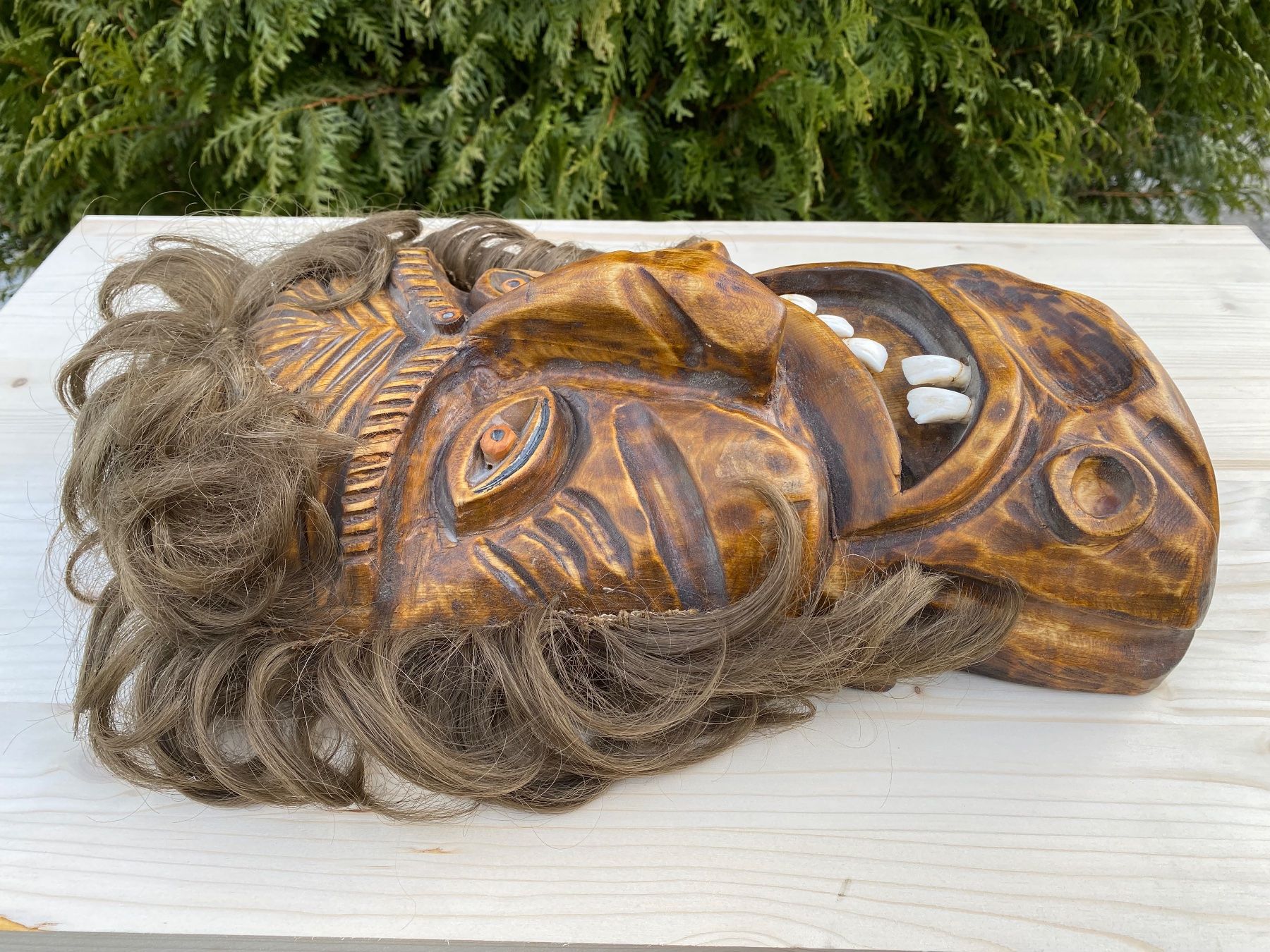 Altro in Antiquarato & Arte: schöne geschnitzte Holzmaske – Usato da Feldbach venduto da Olive1 2