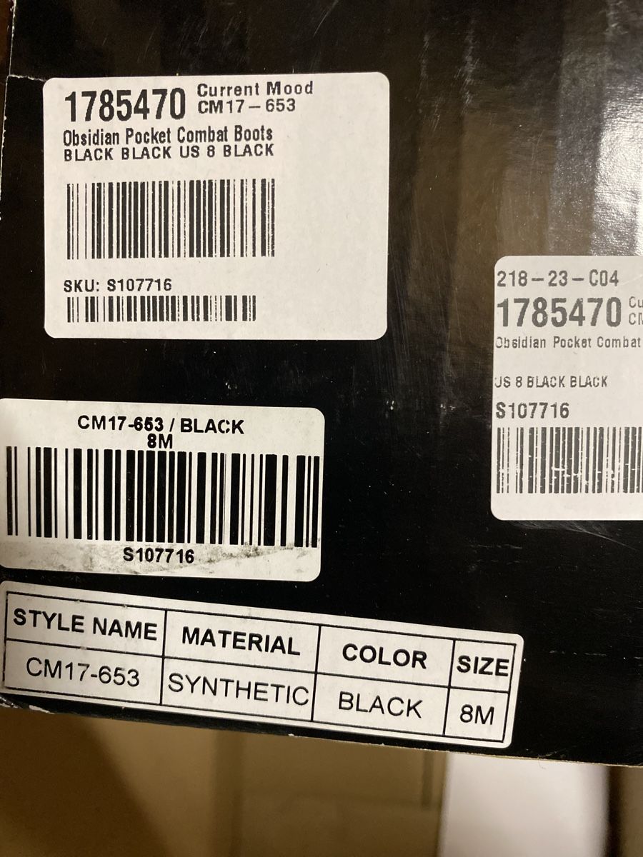 Scarpe da donna: Schwarze Schnürstiefel Combat Boots Gr. 37.5 neu – Nuovo e nell'imballaggio originale da Zürich venduto da DawaChi 8