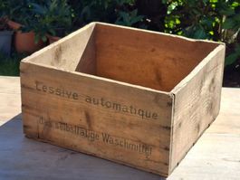 tolle vintage alte Original - Persil Waschmittel Holzkiste