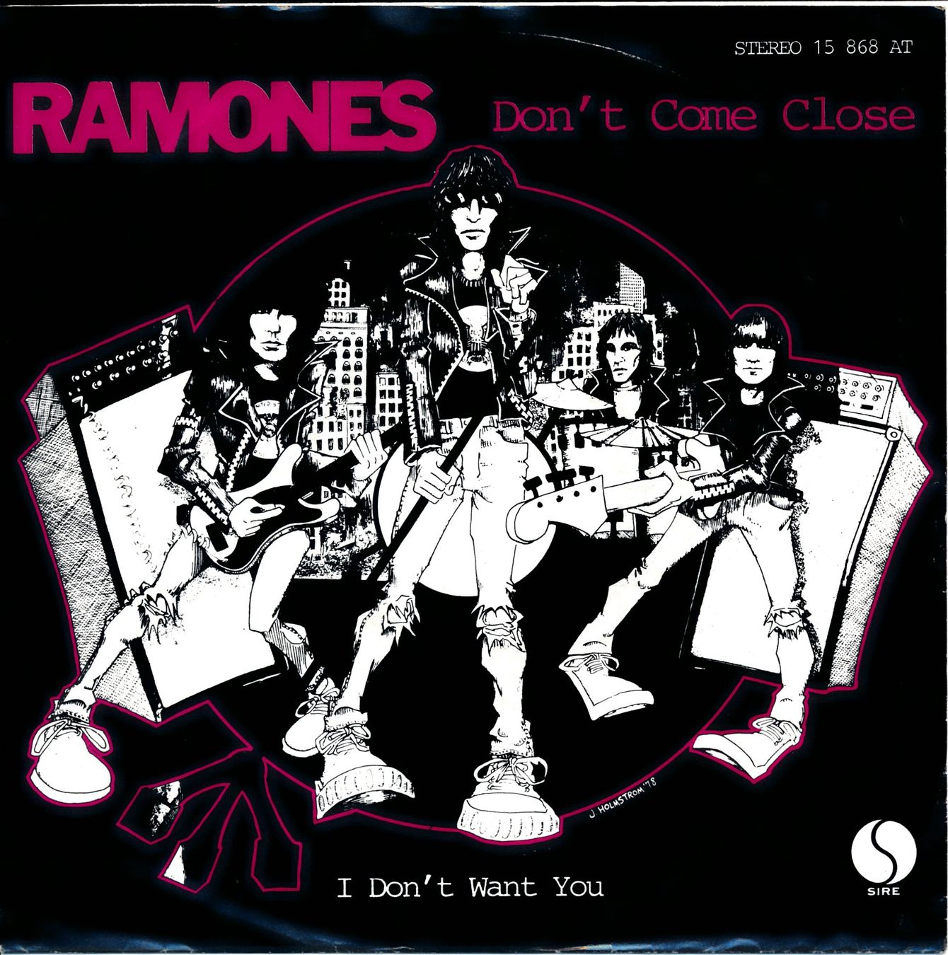 Dischi in vinile: RAMONES - DON'T COME CLOSE (7'' Vinyl Single VG+) – Usato da Hedingen venduto da Studers