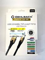 Oehbach Digital Audiokabel USB A auf B