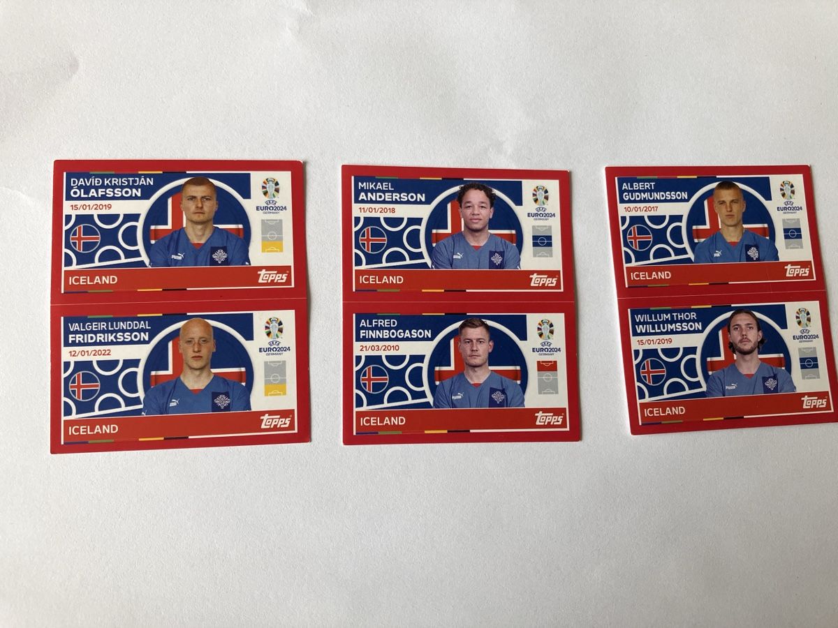 Topps Carte collezionabili: Topps Euro 2024 Iceland – Usato da Bülach venduto da gmeli84