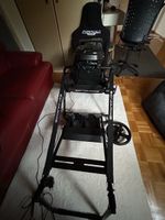 Chaise de formule 1 + pédalier et deux volants (SF1000)