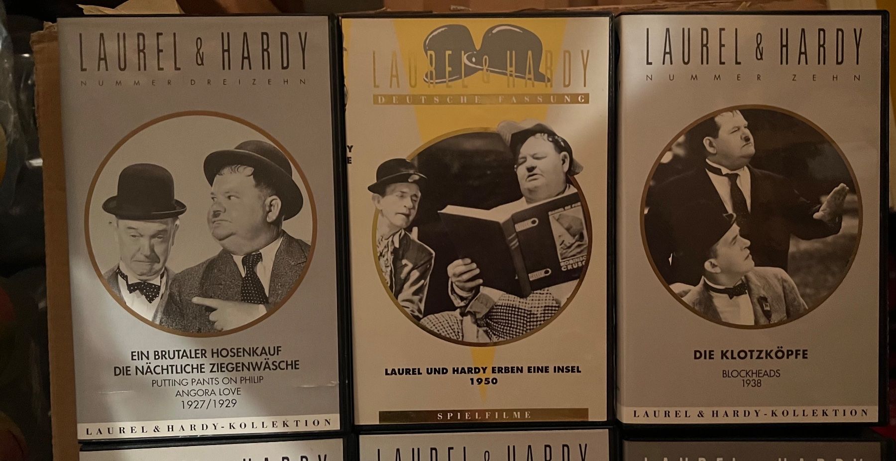 Tutti i VHS: Laurel & Hardy, Video – Usato da Adliswil venduto da Myxin 1